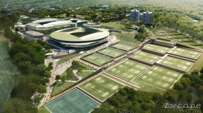 网球公开赛场地景观设计