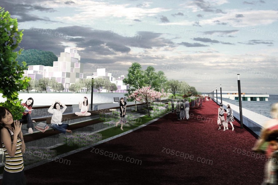景观设计-南京幕燕滨江风貌区慢行系统绿道设计