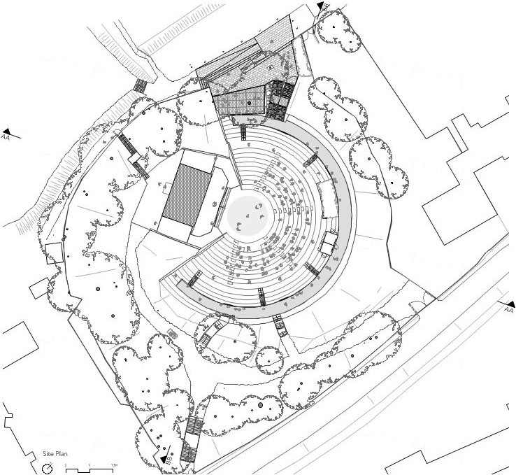 英国Bradfield College大学剧场广场景观规划设计