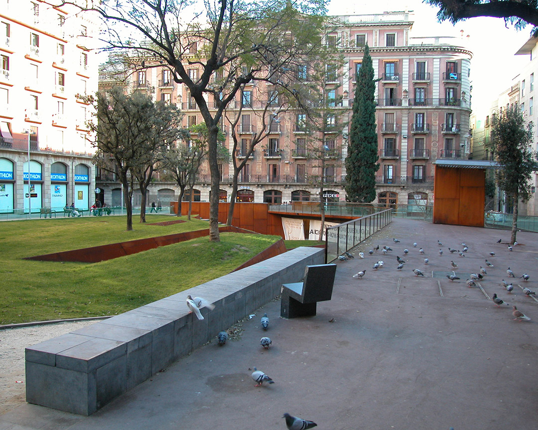 Barcelona古镇  Plaça Vila de Madrid公共空间广场设计_  Barcelona古镇  Plaça Vila de Madrid公共空间广场设计