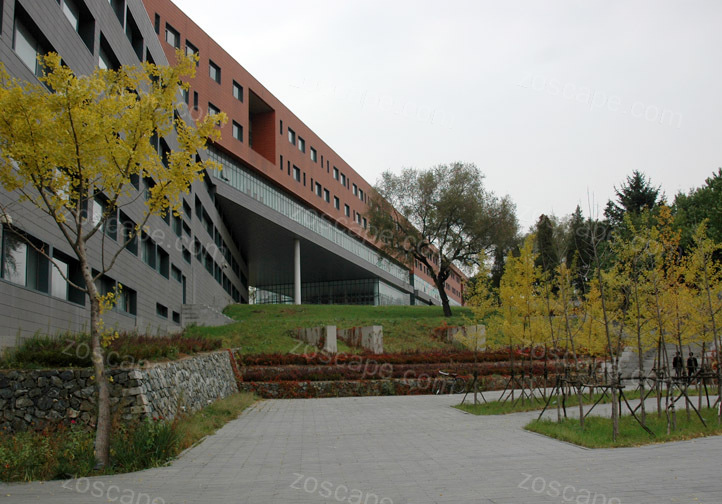 大学校园景观规划设计大学校园景观--辽宁公安司法管理干部学院景观规划设计 ...