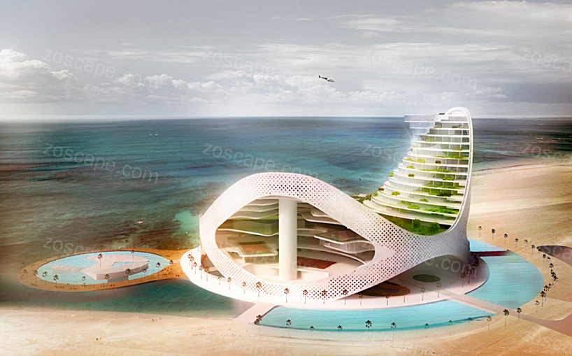 海滨水上公园景观建筑设计海滨水上公园景观建筑设计