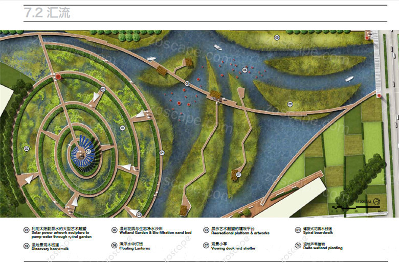 江海景观水廊设计规划-景观建筑、城市设计、建筑设计