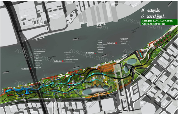 上海世博园中心绿地概念景观规划方案文本册