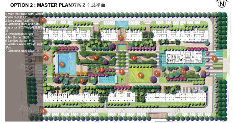 杭州新城金沙湖CBD附属地块景观概念设计方案文本-截图