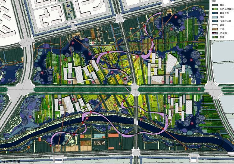 天津起步区生态绿廊景观设计&校园景观设计导则