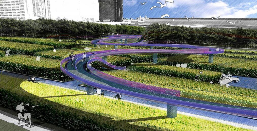 天津起步区生态绿廊景观设计&校园景观设计导则