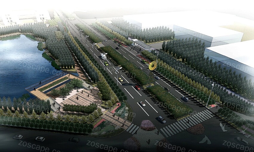 武汉江夏五里界大道景观升级改造设计方案文本
