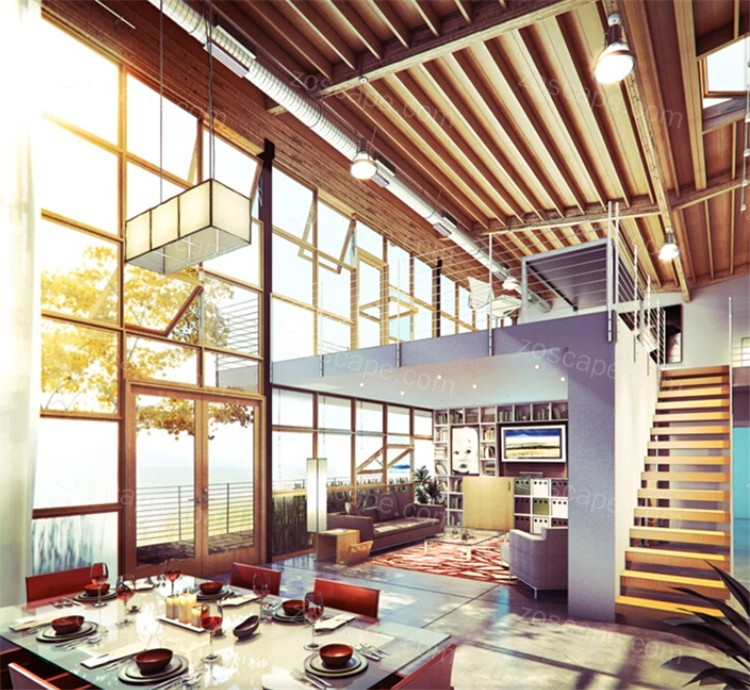3ds Max V-Ray高级室外建筑景观表现建模渲染教程