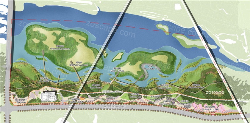 西安市灞桥生态湿地公园全套景观规划文本