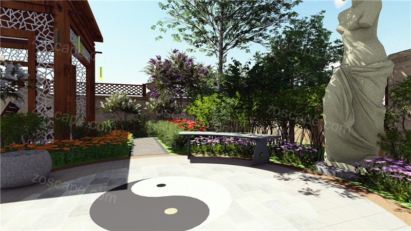 私家花园设计-庭院别墅园林景观设计方案