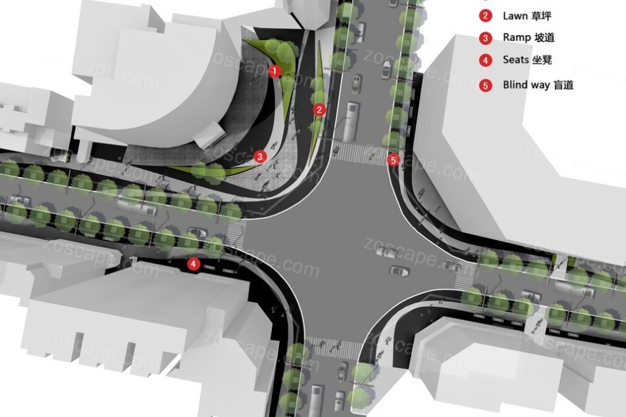 商业街道路景观概念规划设计