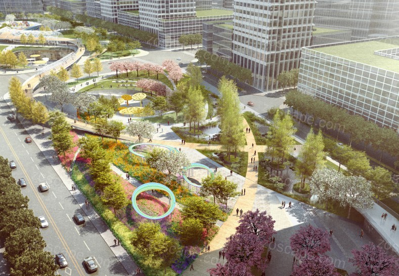 汉正街狭长公园带景观空间规划及海绵城市建设方案文本