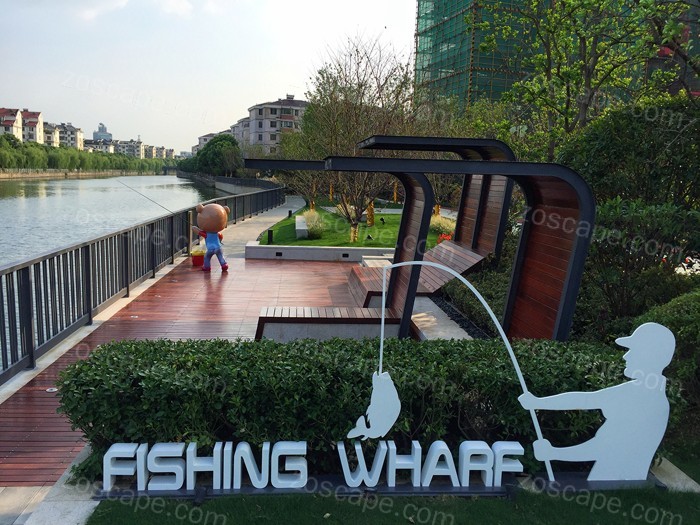 上海青浦景瑞城中公园渔人码头