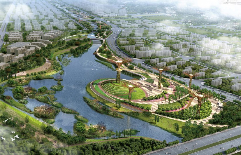 城市文化魅力滨河景观改造-生态休闲景观廊道规划设计文本