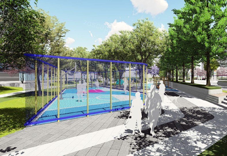 全龄段湖滨运动公园-城市带状体育公园景观设计方案文本