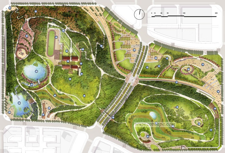 花海森林公园-城市山体公园修建性详细规划设计方案文本