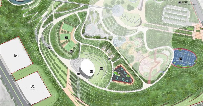 运动体验式公园-多功能综合型创意体育公园景观设计文本