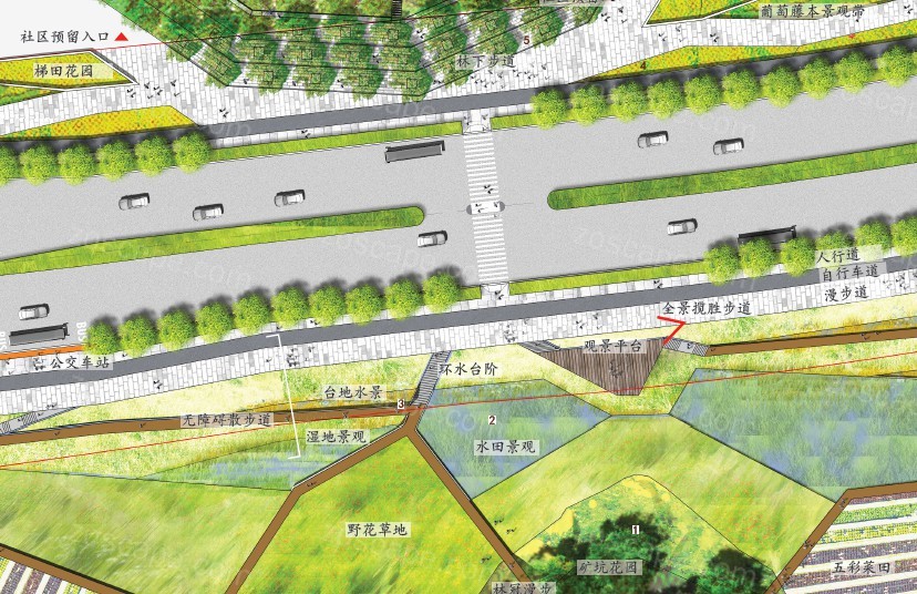 城市高新技术开发区滨湖道路景观设计方案文本