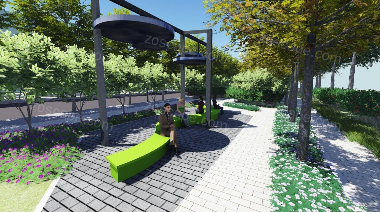 城市小型绿地-街心花园-口袋公园-袖珍公园景观设计方案文本
