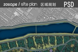 控制性详细规划-城市区域景观规划总图 to 园林景观设计意向图库-园林景观学习网
