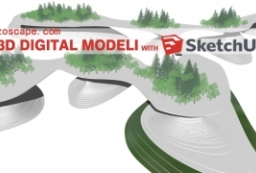 山地地形sketchup景观模型-山地公园景观模型 to 园林景观设计意向图库-园林景观学习网