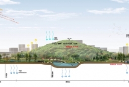 鹅颈水湿地公园雨洪管理-海绵城市建设PSD分层剖面图 to 园林景观设计意向图库-园林景观学习网