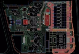 垂直绿化特色屏风艺术景石某市顶级顶豪项目示范区景观园建施工图（该项目资料为全套园建施工图） to ZOSCAPE-建筑园林景观规划设计网