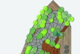psd现代简约风格屋顶花园园林景观设计总平面图 to 园林景观设计意向图库-园林景观学习网