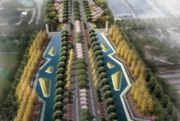 生态道路走廊-滨水活力绿带-杭州市城市快速路景观设计方案 to 园林景观设计意向图库-园林景观学习网