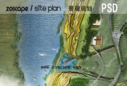 wetland plan河岸公园湿地公园滨江滨水规划平面图 to 园林景观设计意向图库-园林景观学习网