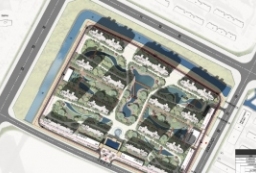 张家港某住宅项目规划及建筑设计方案彩色总平面PSD to 园林景观设计意向图库-园林景观学习网