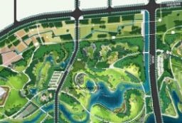 Waterfront滨水湿地公园湿地科普公园海绵公园园林景观设计平面图psd下载 to 园林景观设计意向图库-园林景观学习网