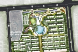 某项目最新PSD平面图下载-住宅商业市政道路场馆综合体 to 园林景观设计意向图库-园林景观学习网