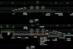 经典叠级水景极简景亭下沉座椅融创极简主义景观标准做法CAD施工图与SU模型对应资料 to ZOSCAPE-建筑园林景观规划设计网