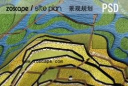 The park plan 农业景观-都市农业景观规划平面图 to 园林景观设计意向图库-园林景观学习网
