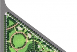 街道公园-公共绿地景观-小型沿街绿化景观总平面图 to 园林景观设计意向图库-园林景观学习网