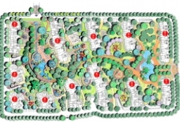 手绘苏州湖畔花园社区园林景观设计方案文本 to 园林景观设计意向图库-园林景观学习网