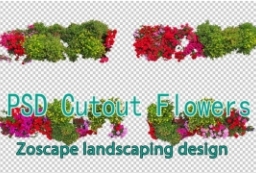 Flower Cutouts for architectural design园林景观建筑后期素材 to 园林景观设计意向图库-园林景观学习网