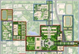 河北科技大学新校区校园景观规划设计方案文本 to 园林景观设计意向图库-园林景观学习网