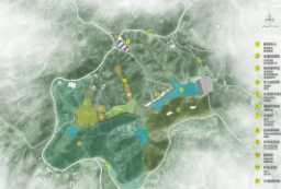景区营地规划彩色概念规划图 to 园林景观设计意向图库-园林景观学习网