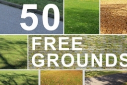50 Free grounds -高清材质-地面草坪贴图 to 园林景观设计意向图库-园林景观学习网
