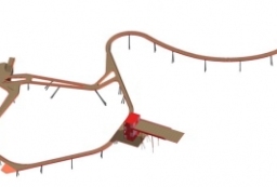 土人风格水岸廊桥-步行景观桥SU模型-木栈道模型 to 园林景观设计意向图库-园林景观学习网