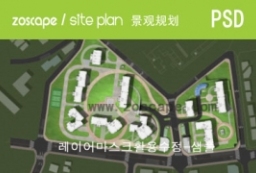 韩国샘플景观规划平面图psd源文件下载 to 园林景观设计意向图库-园林景观学习网