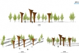 生态科普湿地公园-文化科创主题公园景观规划设计方案文本 to 园林景观设计意向图库-园林景观学习网