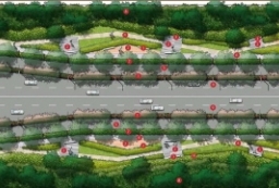 超大型道路景观绿化设计-城市景观大道提质改造设计文本 to 园林景观设计意向图库-园林景观学习网