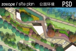 河道景观设计-江河水系-运河公园规划总图 to 园林景观设计意向图库-园林景观学习网