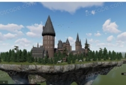 Lumion9场景源文件下载哈利波特城堡 to 园林景观设计意向图库-园林景观学习网