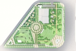 东方商业中心广场景观方案设计PSD总平面图 to 园林景观设计意向图库-园林景观学习网