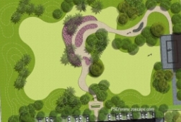 湛江新中式住宅区景观展示区园林设计PSD平面图 to 园林景观设计意向图库-园林景观学习网